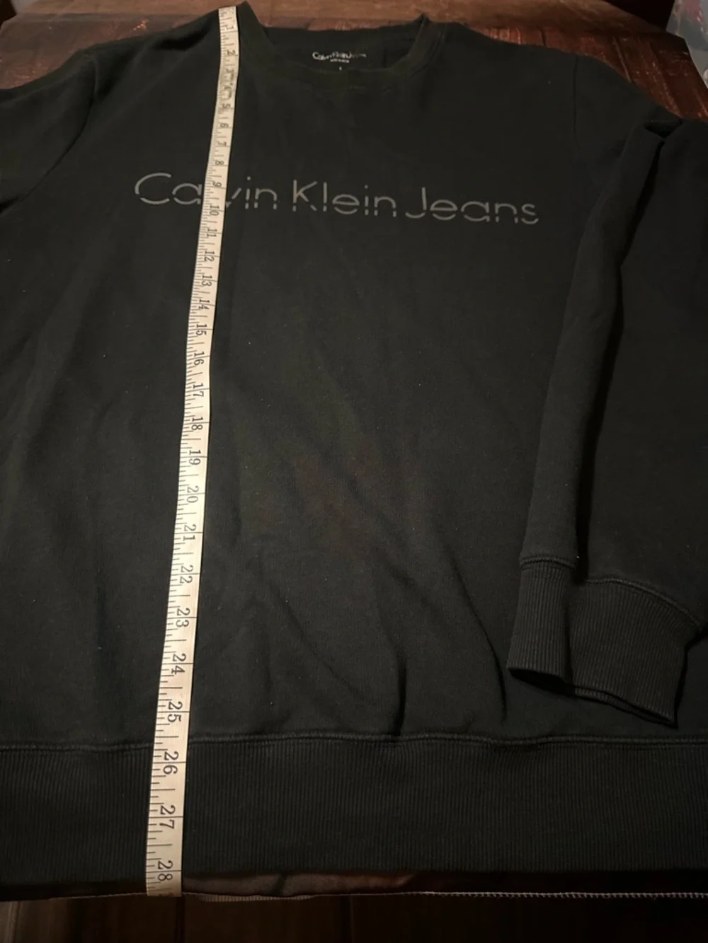 Calvin Klein Jeans Men’s Large Black Crewneck
